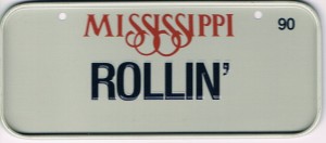 Mississippi Bicycle License Plate 90