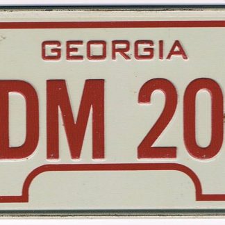 Georgia Bicycle License Plate 78