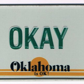 Oklahoma Bicycle License Plate 88