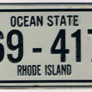 Rhode Island Bicycle License Plate 78