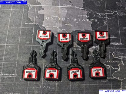 3D Printed Bigfoot Keys